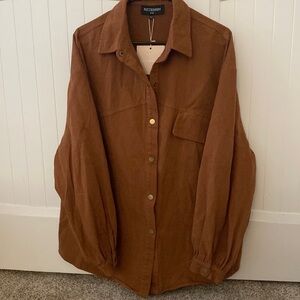 Kittenish Button Down- Size L